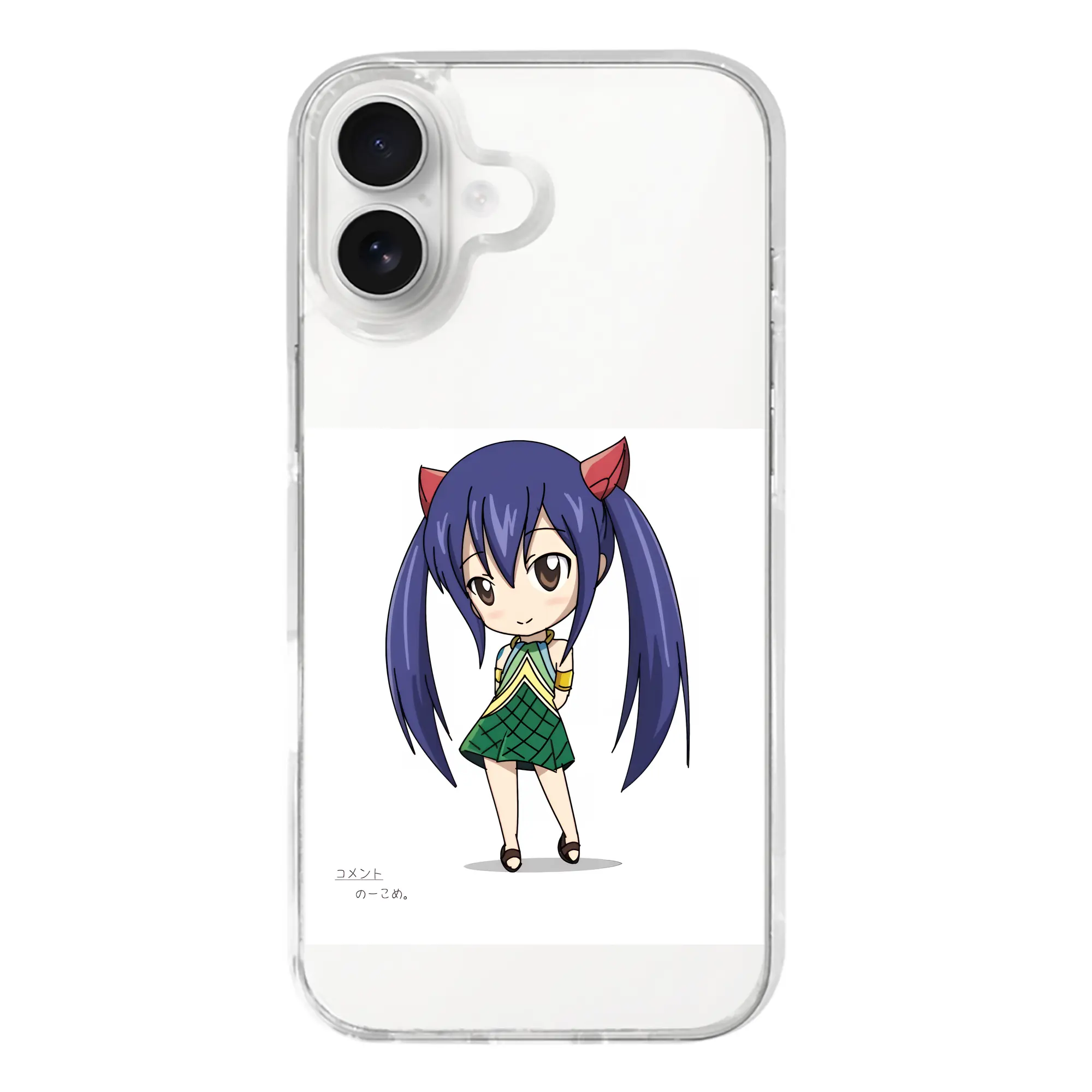 フェアリーテイル グッズ ウェンディ・マーベル - iPhone 17シリーズ 透明スマホケース – 薄型・耐衝撃・精密フィット保護カバー